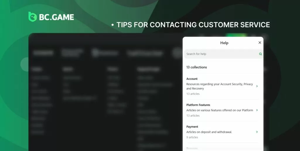 Contacting Customer Service